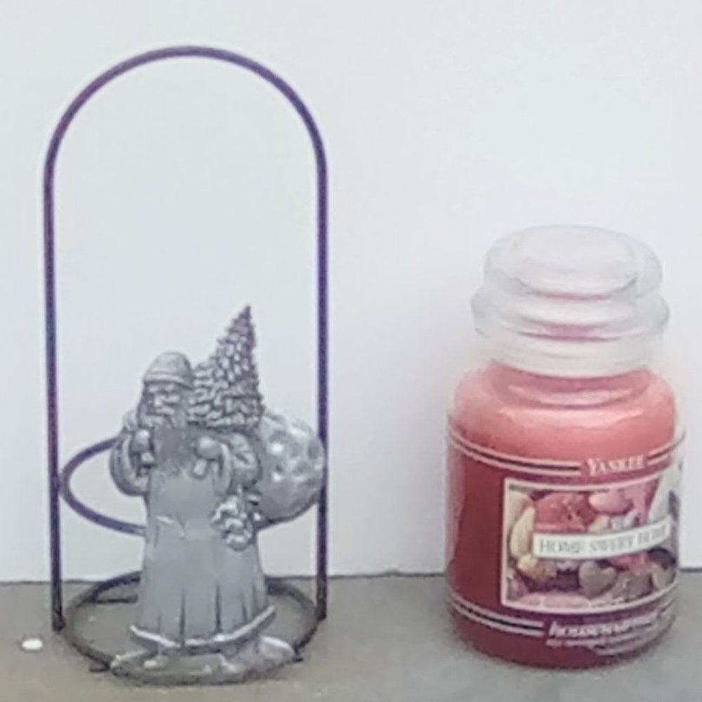 Yankee Candle and holder